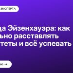 Матрица Эйзенхауэра: как правильно расставлять приоритеты и всё успевать
